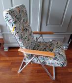 Vintage jaren zeventig ('60/'70) tuinstoel (opklapbaar), Ophalen, Gebruikt, Minder dan 75 cm, Stof