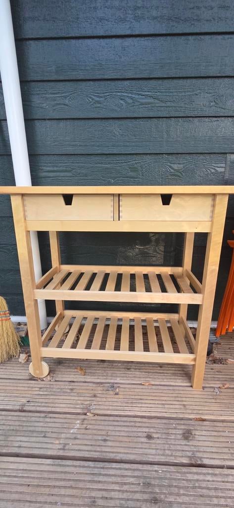Ikea Forhoja Houten Keukentrolley, Ophalen, Gebruikt, Hout, IKEA
