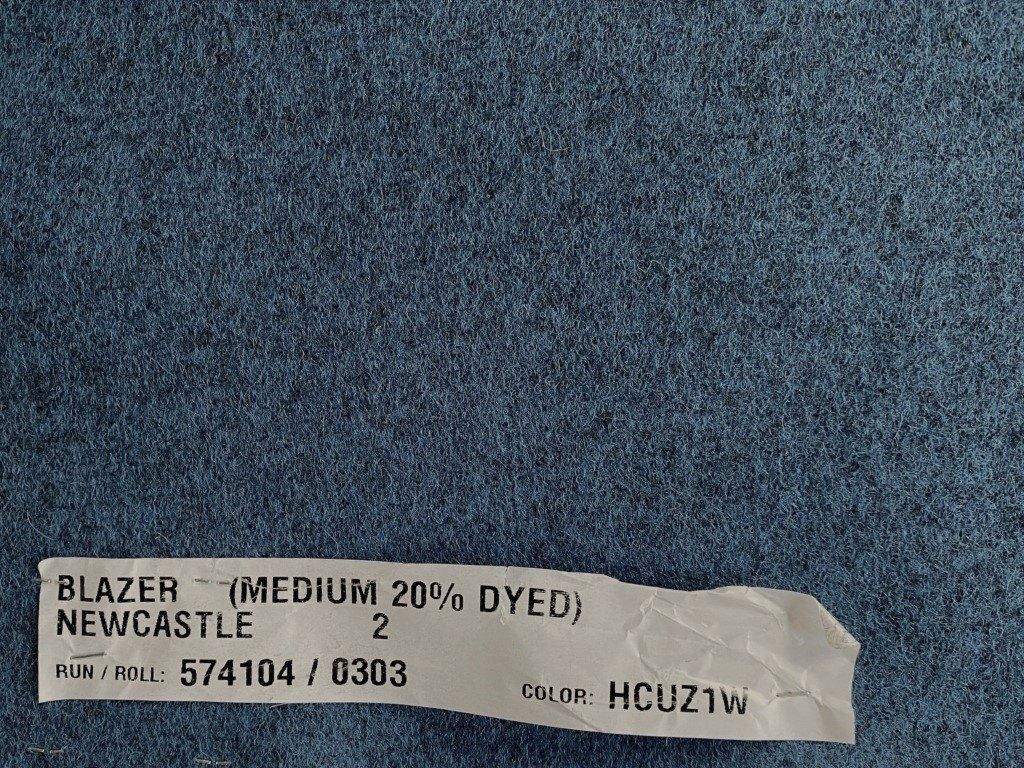 Camira Blazer CUZ1W; blauw; 2,56 meter meubelstof NU 128€, Wol, Blauw, 120 cm of meer, Ophalen of Verzenden