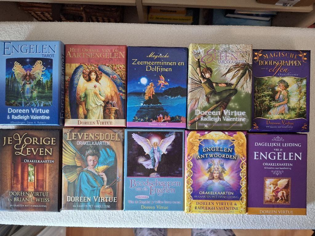 Doreen Virtue Engelen orakel kaarten Tarot kaarten, Ophalen of Verzenden, Zo goed als nieuw, Tarot of Kaarten leggen, Overige typen