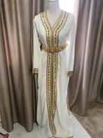 Takchita jurk, Maat 38/40 (M), Galajurk, Wit, Ophalen of Verzenden