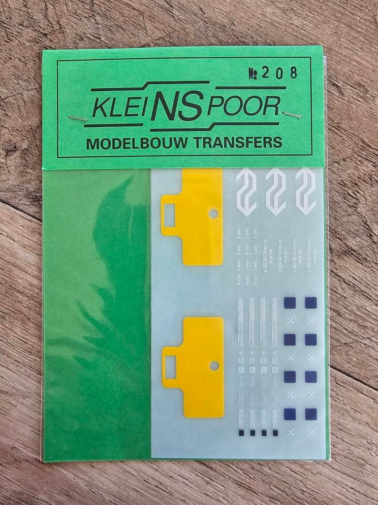 Modeltrein Ho NS transfers kleinspoor, Hobby en Vrije tijd, Modeltreinen | H0, Gelijkstroom, Wagon, Ophalen of Verzenden, NS