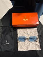 Astos Dubai Zonnebril - Blauw & Goud, 9K Verguld, Overige merken, Zonnebril, Blauw, Nieuw