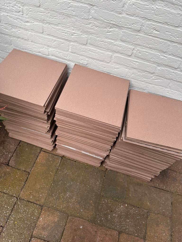 Door en door gebakken tegels, Ophalen, Steen of Klei, Minder dan 50 cm, Zo goed als nieuw