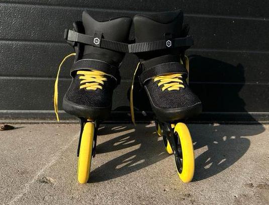 Powerslide Swell Trinity 3x125 mm – maat EU 46, Sport en Fitness, Skeelers, Heren, Overige typen, Ophalen of Verzenden, Zo goed als nieuw