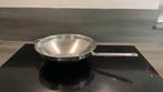 Wokpan demeyere 32 cm, Ophalen of Verzenden, Gebruikt, Rvs, Wok