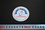 sticker Steenwijk Bowling bond, Hobby en Vrije tijd, Ophalen, Zo goed als nieuw, Sticker