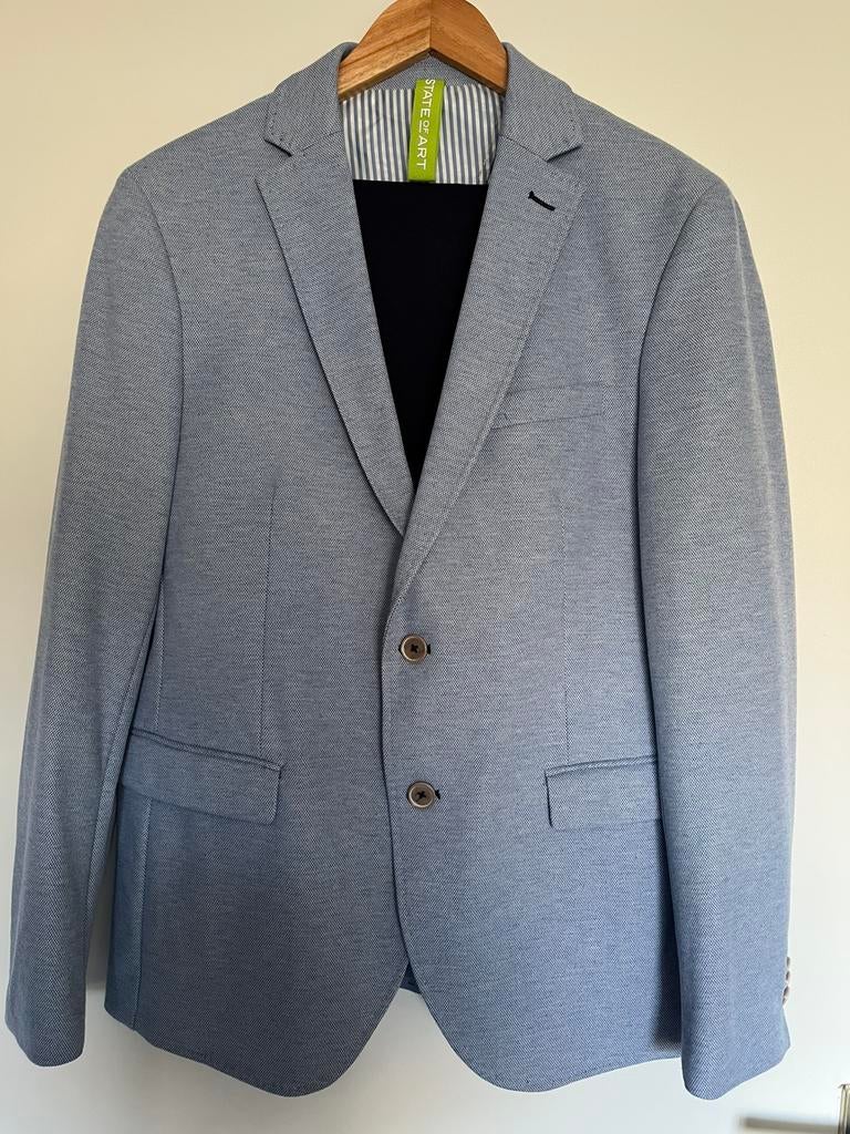 2 x gedragen 1 jaar oud colbertje van State off Art, Kleding | Heren, Ophalen of Verzenden, Zo goed als nieuw, Blauw