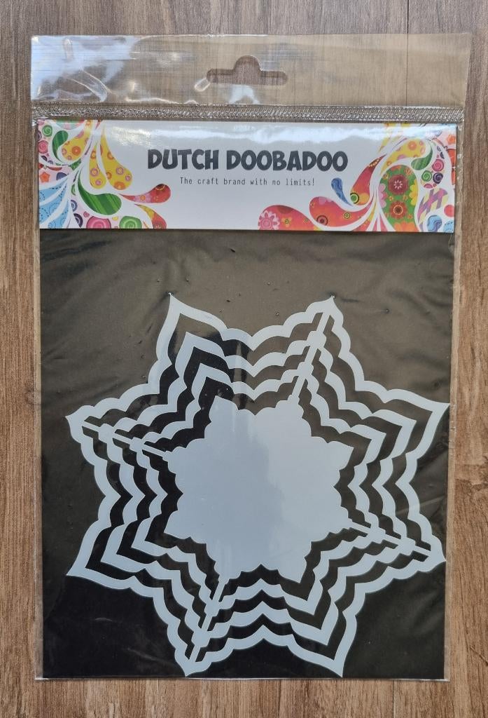 Dutch Doobadoo Mal / Stencil (star), Verzenden, Nieuw, Kerst, Pons of Mal