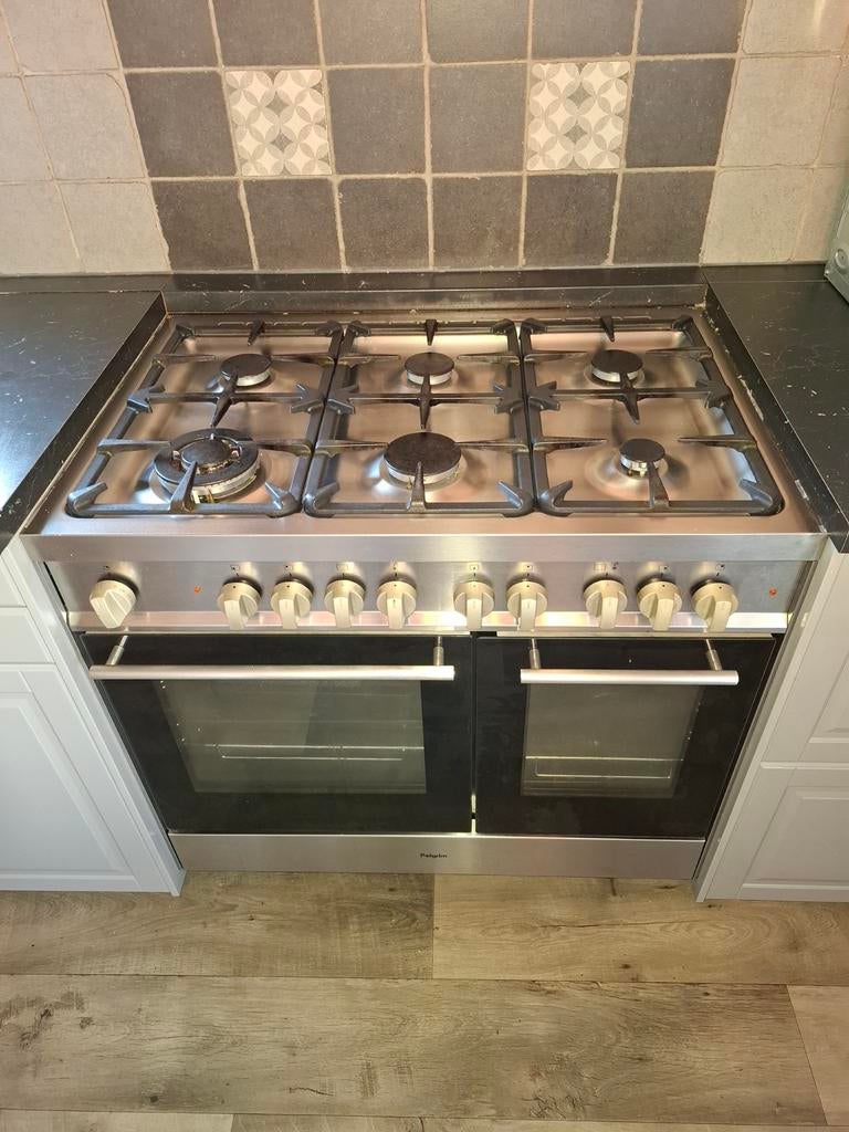 Pelgrim gasfornuis met dubbele oven, Witgoed en Apparatuur, Ophalen, 60 cm of meer, Gas, Vrijstaand