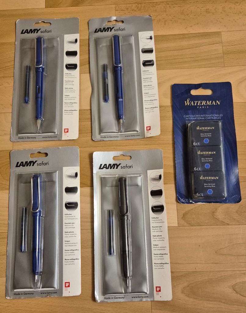 4 stuks Lamy safari vulpennen (nieuw)., Ophalen of Verzenden, Nieuw, Vulpen, Overige merken