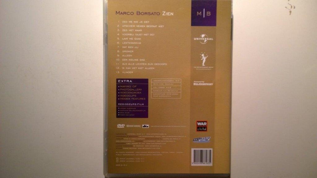 Marco Borsato - Zien (DVD), Alle leeftijden, Ophalen of Verzenden, Zo goed als nieuw, Muziek en Concerten