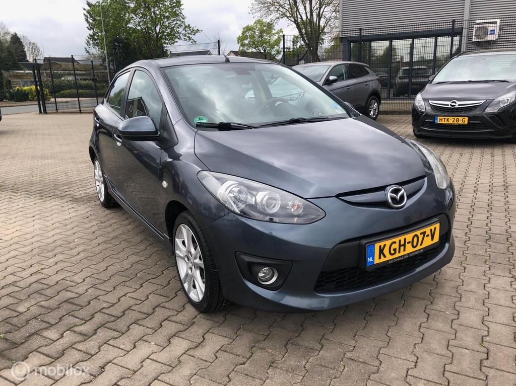 Mazda 2 1.3 TS SPORT AIRCO ELL PAKK LMV, Auto's, Mazda, Voorwielaandrijving, Gebruikt, Zwart, 4 cilinders
