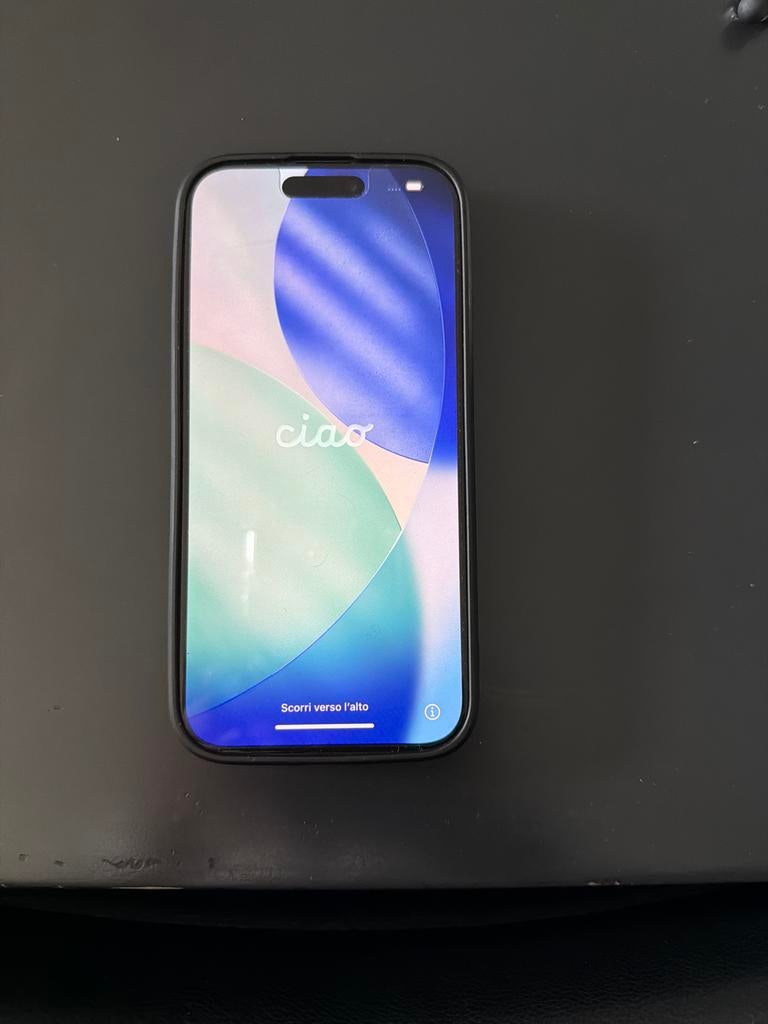 iPhone 15 Pro Donkerblauw 128GB, Telecommunicatie, Mobiele telefoons | Apple iPhone, Ophalen, 128 GB, Blauw, Zo goed als nieuw