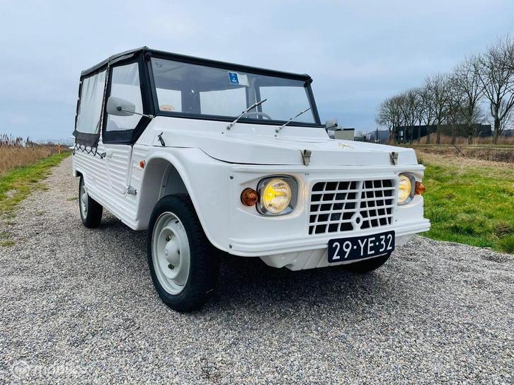 Mehari wit 4 pers. 06-1973 49.908 km, Auto's, Oldtimers, Bedrijf, Te koop, Open dak, Citroën, Benzine, Cabriolet, Handgeschakeld