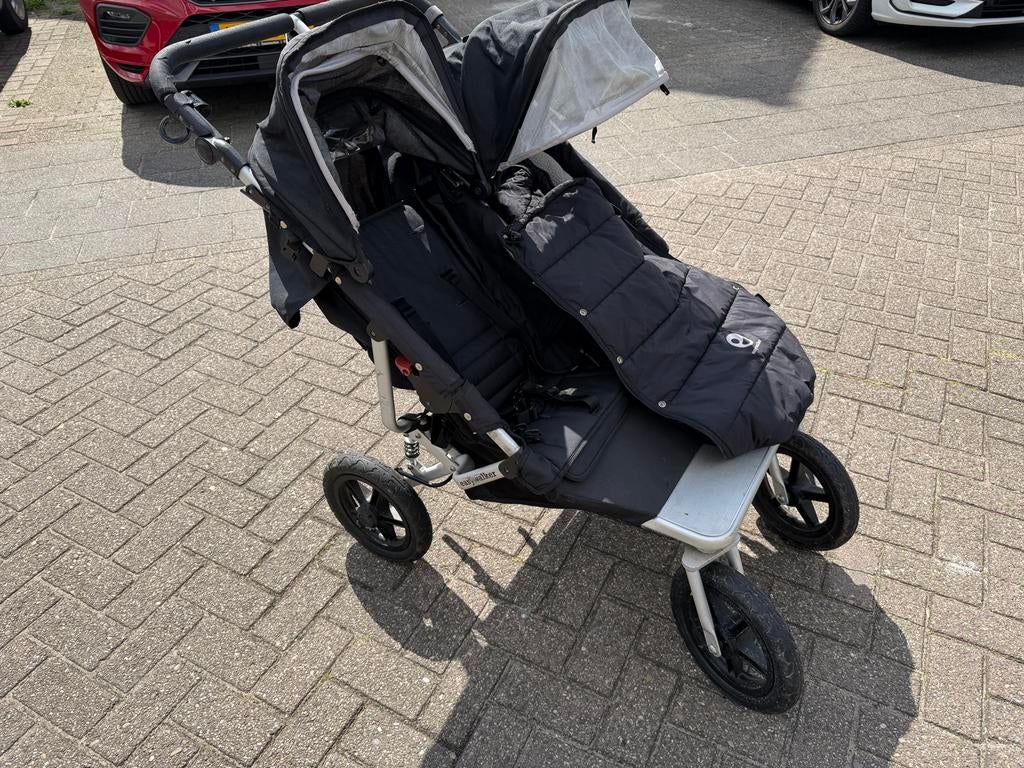Easywalker dubbele kinderwagen met accessoires, Ophalen, Gebruikt, Overige typen
