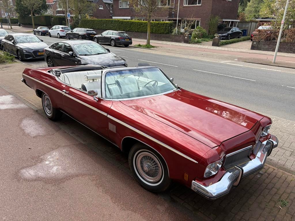 1973 Oldsmobile Delta88 Cabriolet 7,5L big block, Automaat, Achterwielaandrijving, Cabriolet, Overige kleuren