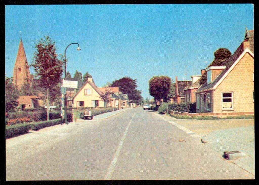 Oude Ansicht - Surhuizum - Toren Herv. Kerk - Frl., Ophalen of Verzenden, 1940 tot 1960, Ongelopen, Friesland