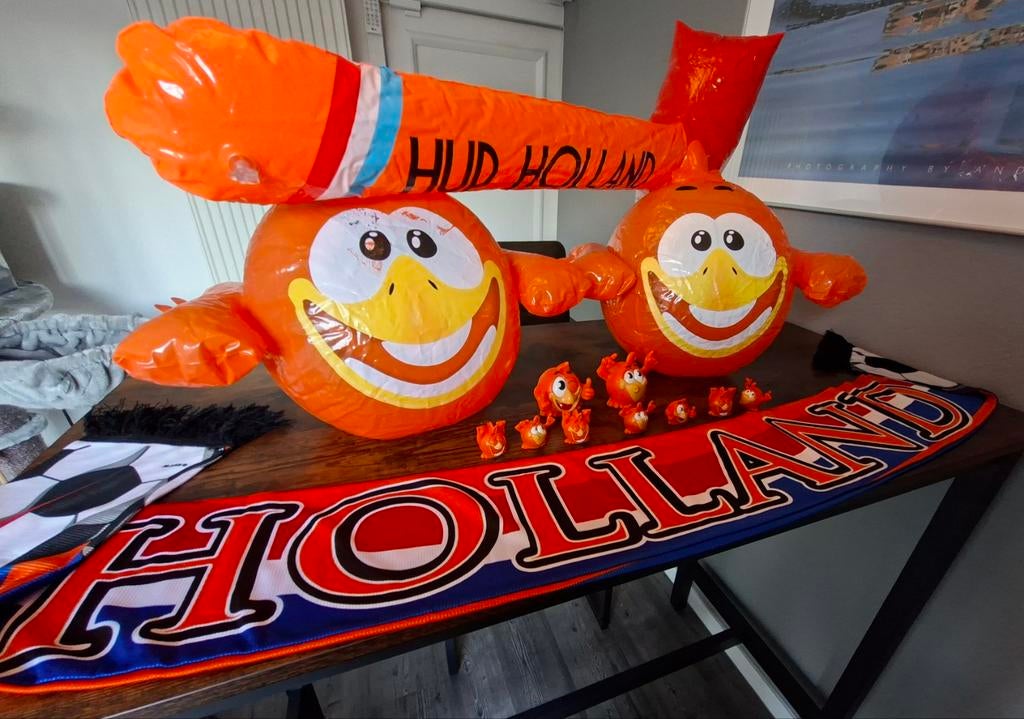 C1000 juichvogels en Holland WK versiering, Verzamelen, Supermarktacties, C1000, Ophalen of Verzenden