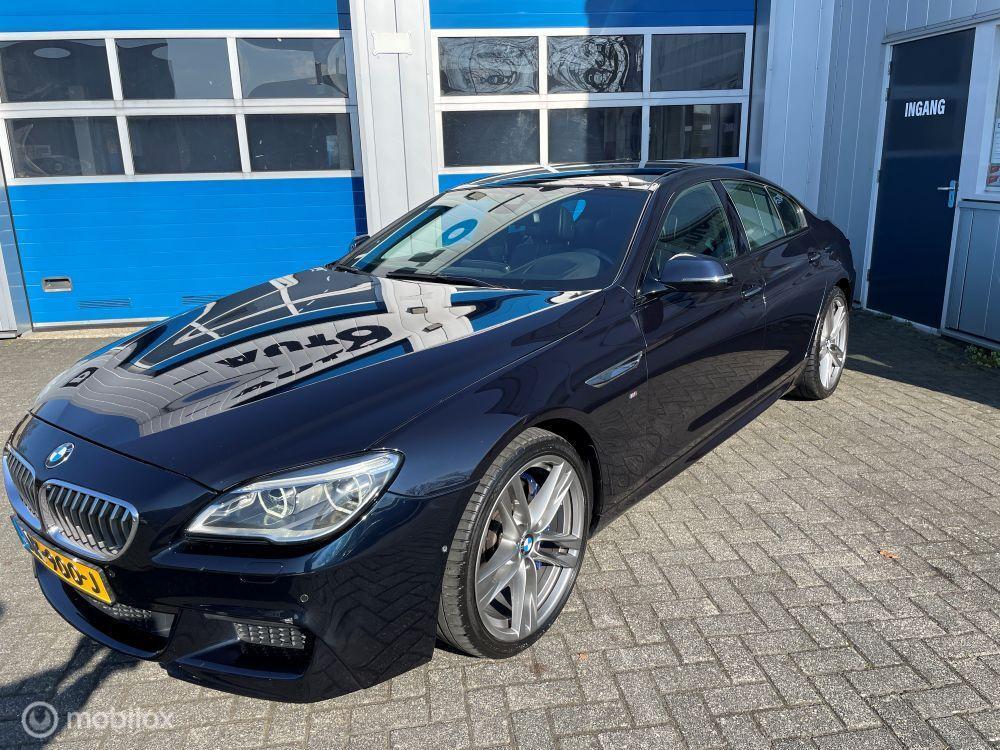 BMW 6-serie GranCoupé 640i High Executive Gereviceerde Moto, Auto's, BMW, 320 pk, Zwart, Bedrijf, 1600 kg