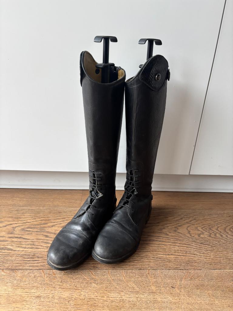 Paardrijlaarzen QHP 37 N, Dieren en Toebehoren, Paardrijkleding, Gebruikt, Kinderen, Dressuur, Ophalen of Verzenden