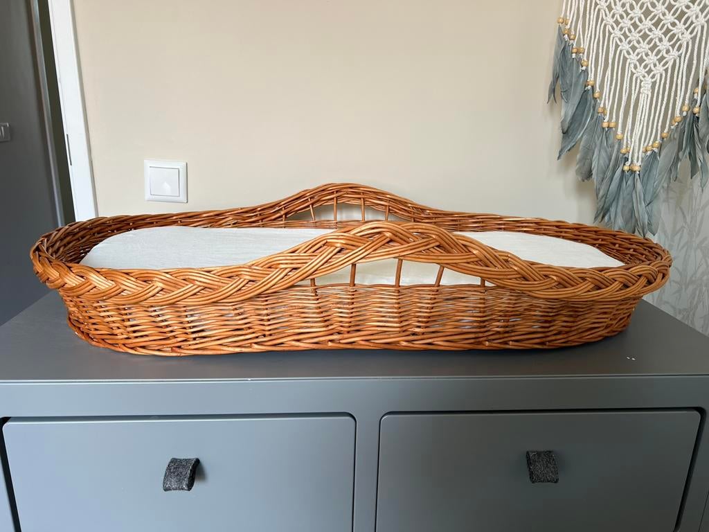 Rotan verschoonmand inclusief kussen, Ophalen, Gebruikt, Aankleedkussen, Overige merken