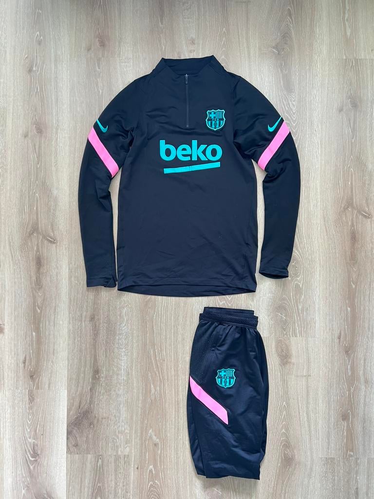 FC Barcelona trainingspak Nike 20/21 maat XS/S, Zwart, Ophalen of Verzenden, Nike, Nike