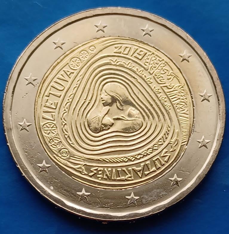 Litouwen 2 Euro "Sutartines" 2019 - UNC, Verzenden, Overige landen, 2 euro, Losse munt