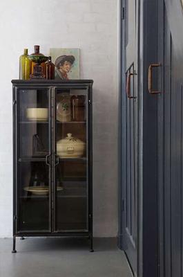 Woood metalen voorraad/servieskast, Ophalen, Zo goed als nieuw