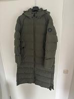 Donkergroene gewatteerde lange winterjas Airforce maat S, Kleding | Dames, Jassen | Winter, Ophalen of Verzenden, Zo goed als nieuw