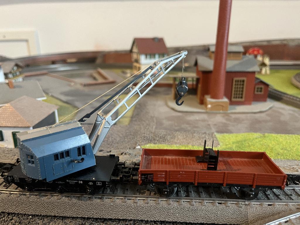 Marklin 4611 kraan , Hobby en Vrije tijd, Modeltreinen | H0, Wisselstroom, Gebruikt, Wagon, Ophalen of Verzenden