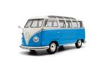 VW T1 Samba '62, blauw/wit - 1:18 - Solido, Solido, Solido, Rue de L' Ecusson 2, 56120 Josselin France, Nieuw