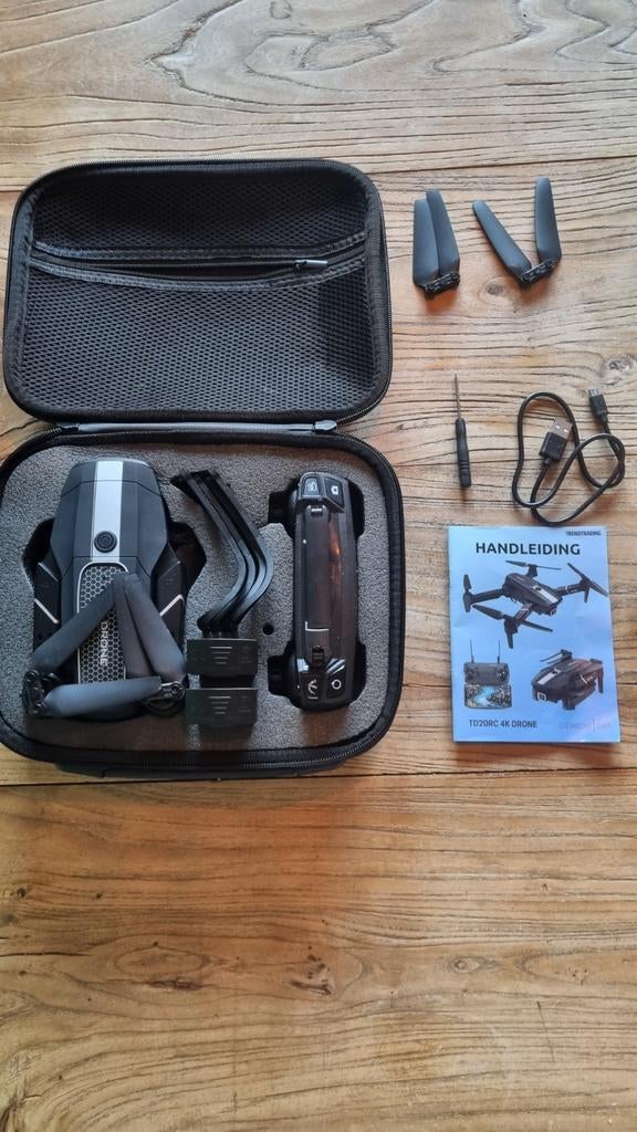 TD20RC 4K Drone - Compact en Opvouwbaar, Cameradrone, Bediening via smartphone, Overige merken, Nieuw