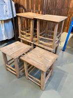 Houten Krukjes, Ophalen, Zo goed als nieuw, Hout