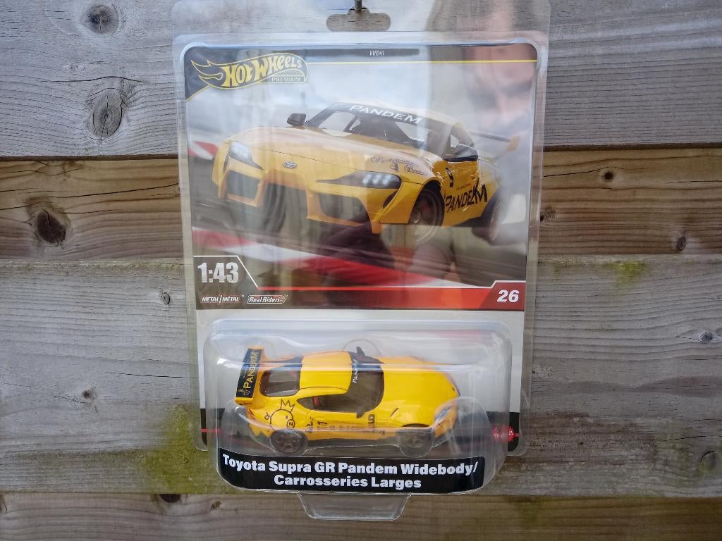 Toyota Supra GR Pandem Widebody 1/43 Hotwheels, Ophalen, Nieuw, Auto, Overige merken