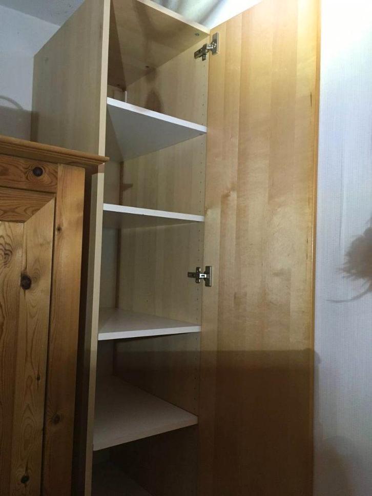 Pax Ikea smalle hoge kast, Huis en Inrichting, Kasten | Kledingkasten, Zo goed als nieuw, 200 cm of meer, Minder dan 50 cm, 50 tot 75 cm