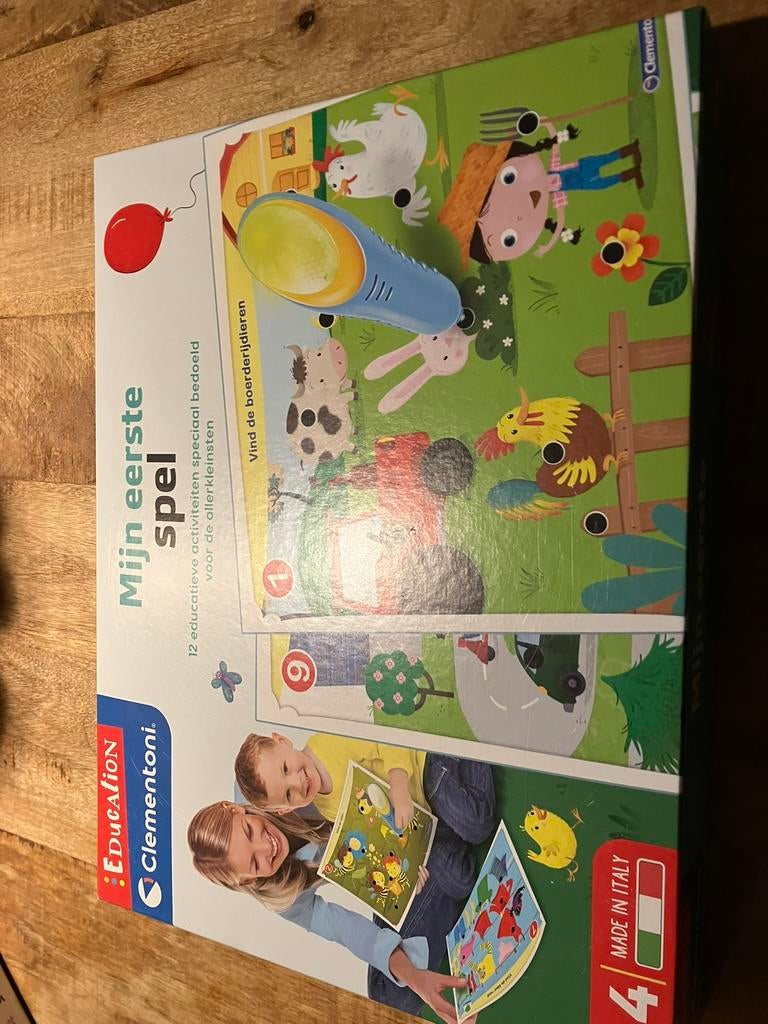 Clementoni mijn eerste spel, Ophalen of Verzenden, Zo goed als nieuw, Met geluid