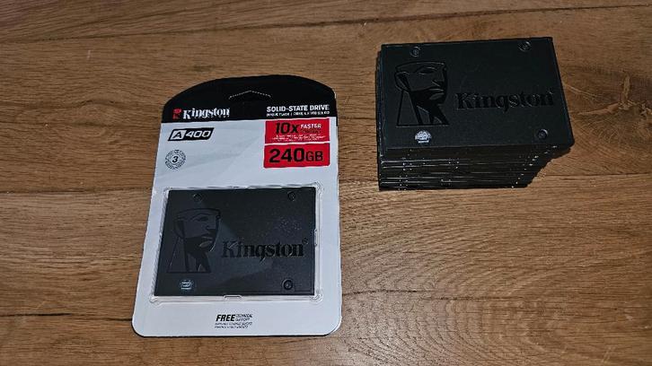240GB Kingston A400 2.5 SSD 14X, Computers en Software, Harde schijven, Nieuw, Desktop, Intern, SSD, SATA, Ophalen of Verzenden
