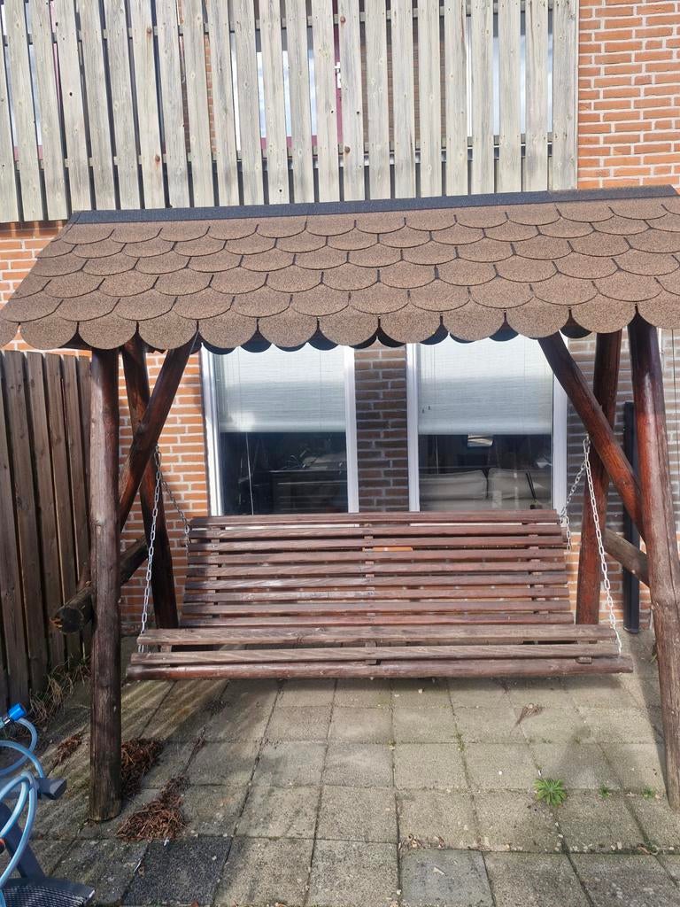 Houten schommelbank, Tuin en Terras, Tuinbanken, Ophalen, Hout, Schommelbank