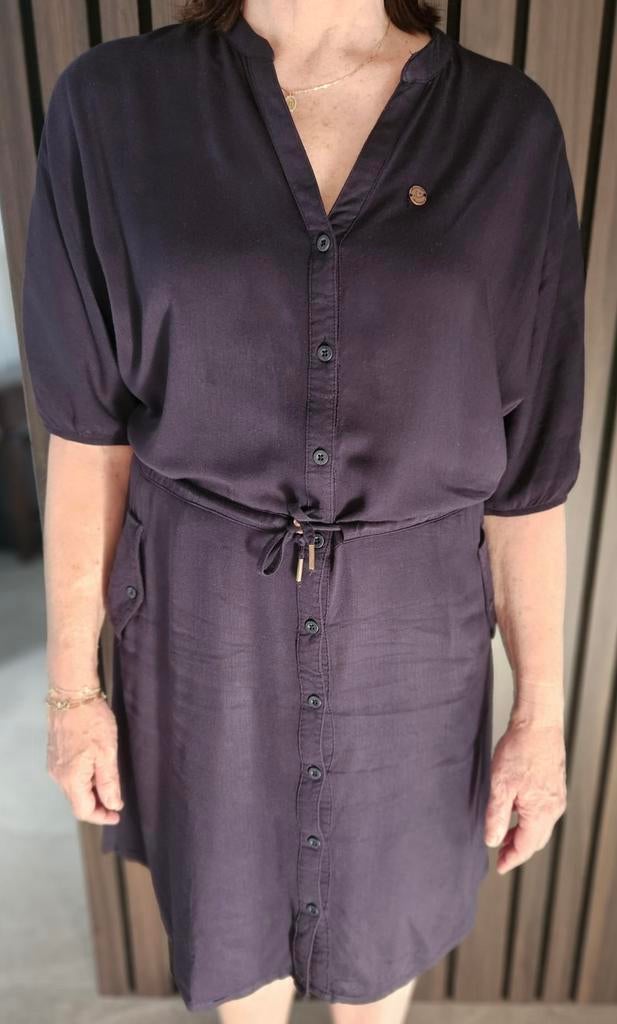 Jurk Donkerblauw Ragwear maat S, Kleding | Dames, Ophalen of Verzenden, Zo goed als nieuw, Maat 38/40 (M), Blauw