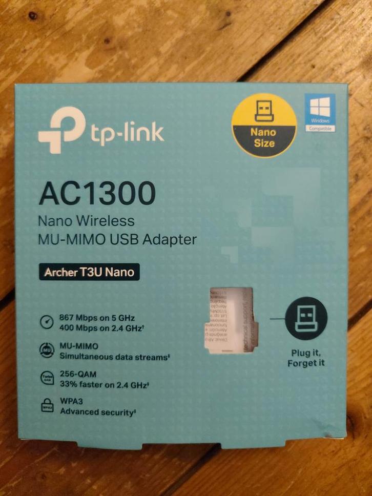 TP-Link Archer T3U Nano, Computers en Software, Netwerkkaarten, Ophalen of Verzenden