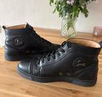 Christian Louboutin High-Top Sneakers Zwart Leer Maat 41, Kleding | Dames, Ophalen of Verzenden, Gedragen, Zwart, Sneakers of Gympen