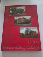 Menso Alting College 1921-1996 75 jaar, Ophalen of Verzenden