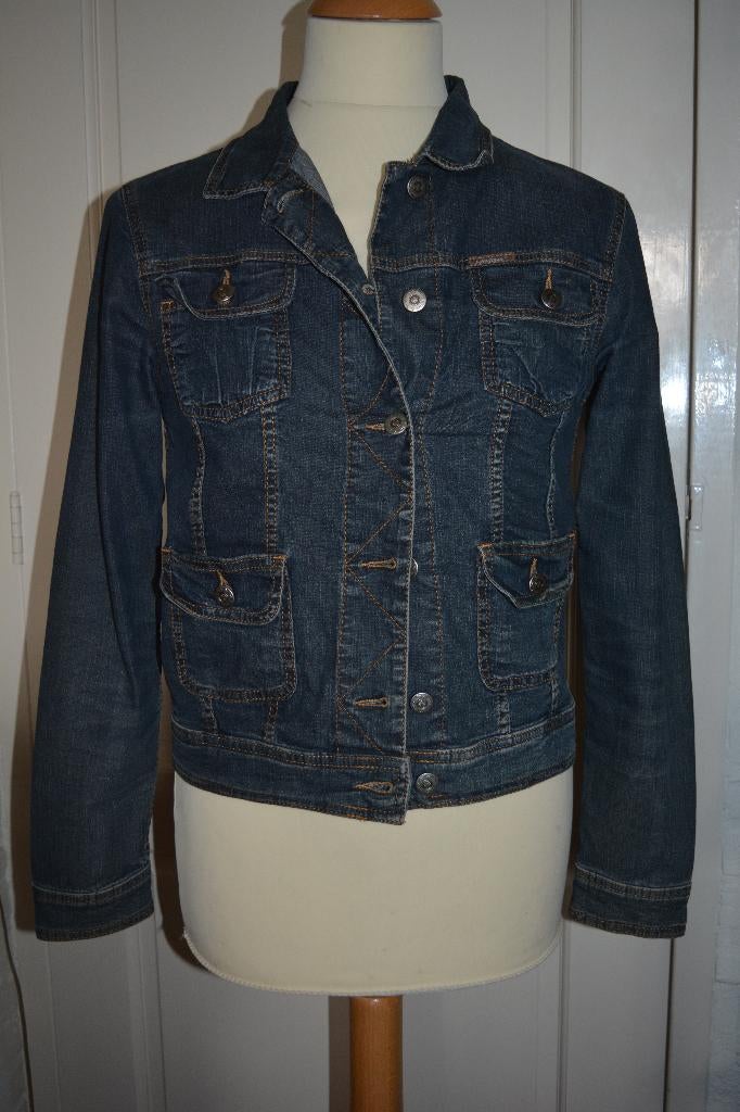 Gafair jeans, leuk vlot spijkerjasje, maat M, Maat 38/40 (M), Ophalen of Verzenden, Zo goed als nieuw, Jasje