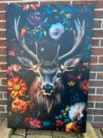 Canvas hert / bloemen  afhaal €10,-, Ophalen, Nieuw