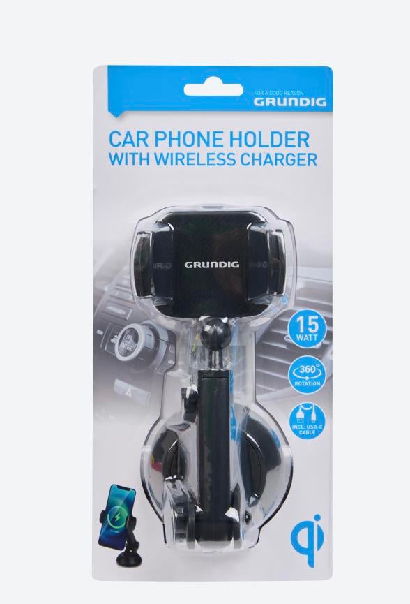 Grundig Car Phone Holder telefoonhouder wireless lader, Ophalen of Verzenden, Nieuw