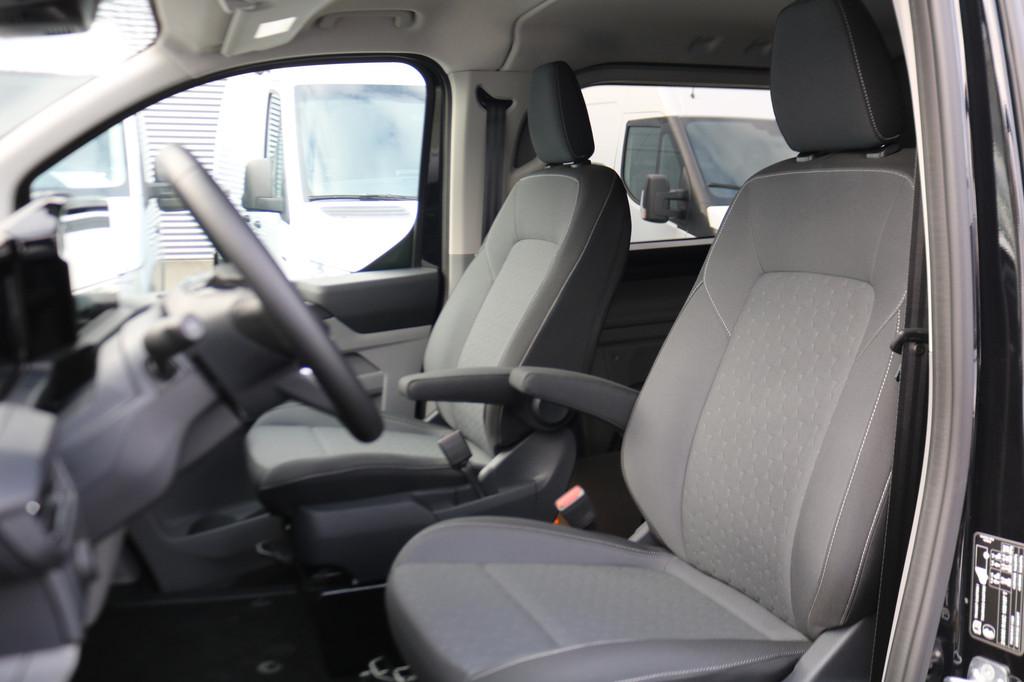 Ford Transit Custom 2.5 PHEV Hybride L1 H1 Limited DC Black, Auto's, Bestelauto's, LED verlichting, Stof, Gebruikt, 4 cilinders