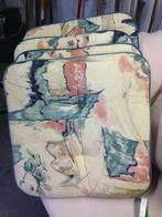 Stoelkussens 4 stuks 55x55 cm met abstract patroon, Tuin en Terras, Ophalen, Gebruikt