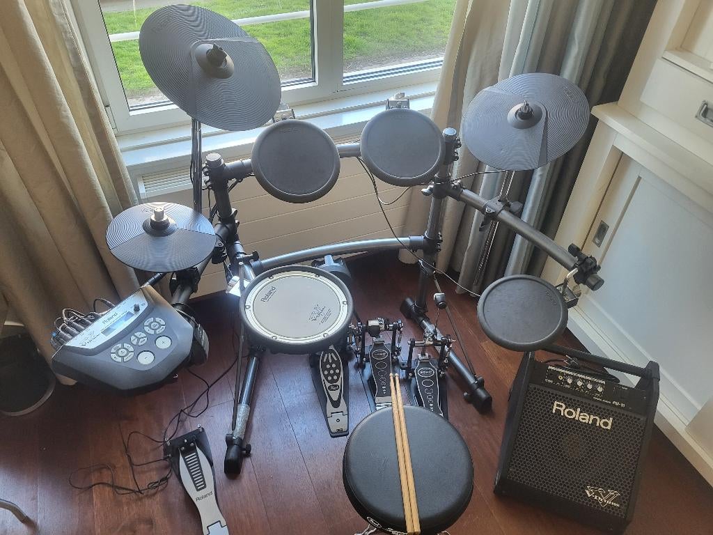 Roland TD-6KW drum kit, complete starter set, Muziek en Instrumenten, Ophalen, Gebruikt, Roland, Elektronisch