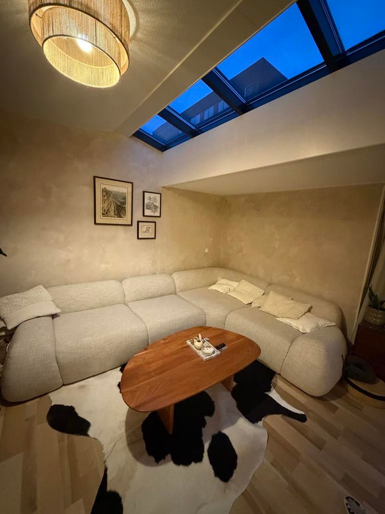 Westwing Wolke Hoekbank - Zo Goed Als Nieuw!, Huis en Inrichting, Banken | Bankstellen, Ophalen, Hoekbank, Zo goed als nieuw, Stof